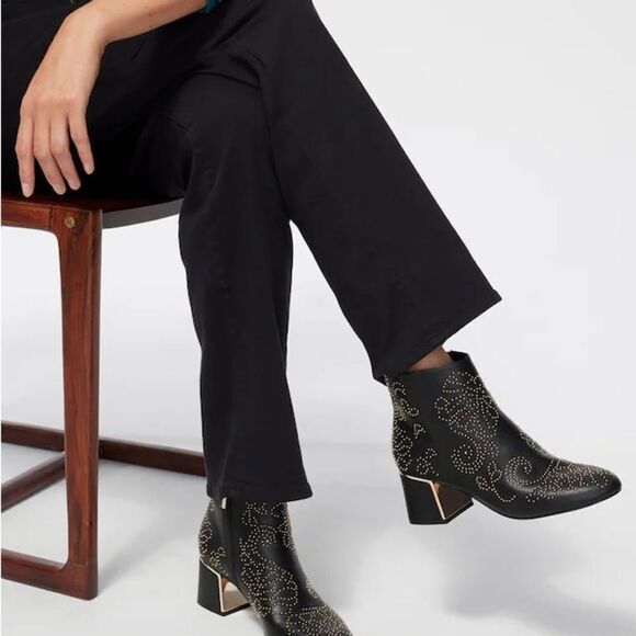 Chicos Adele Embellished Boots Black 8.5 NWT IN BOX - Picture 4 of 12